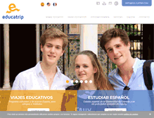 Tablet Screenshot of educatrip.com